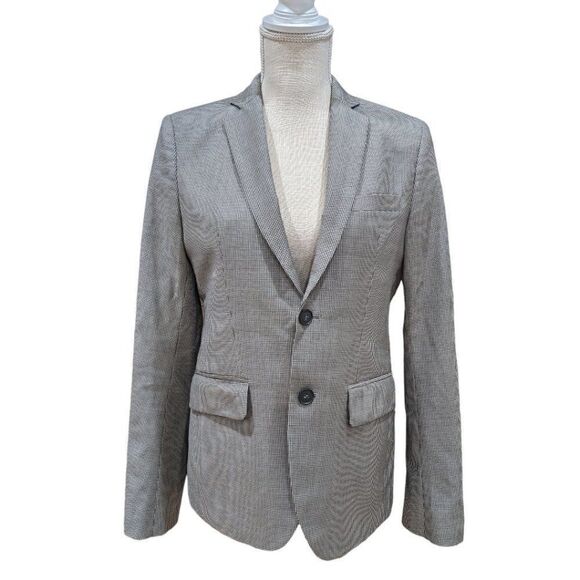 EACH X OTHER by Robert Montgomery LIMITED EDITION Houndstooth Wool Blazer Size M - Picture 1 of 16